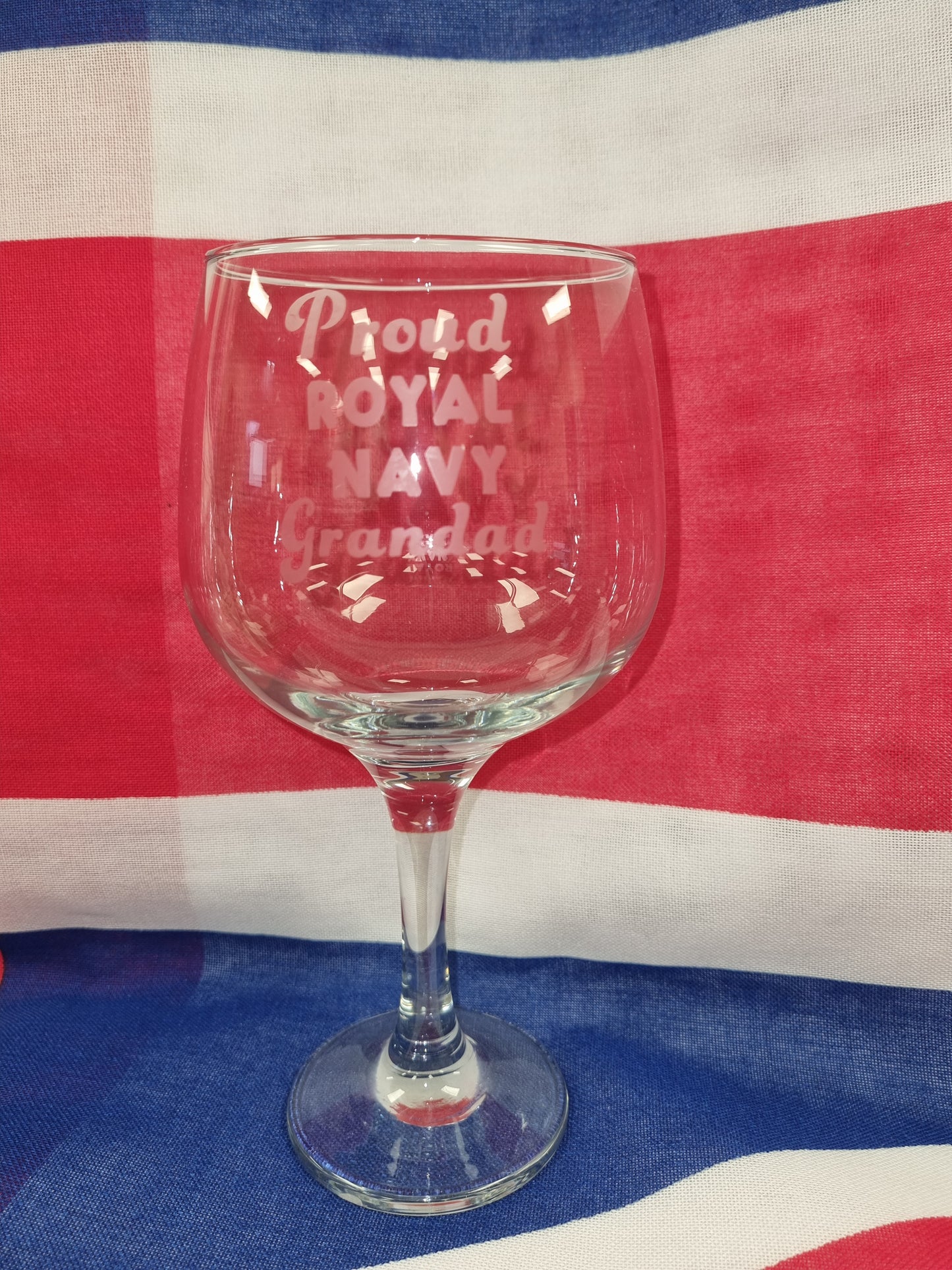 Proud Royal Navy Gin Glass