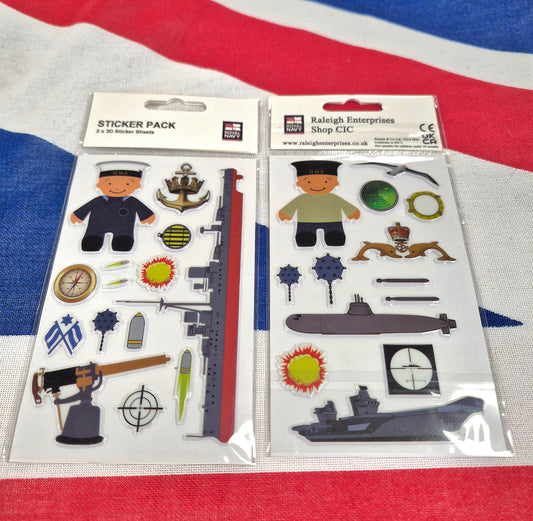 3D Navy Sticker Packs