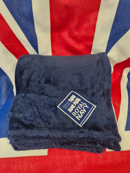 Royal Navy Soft Single Blankets