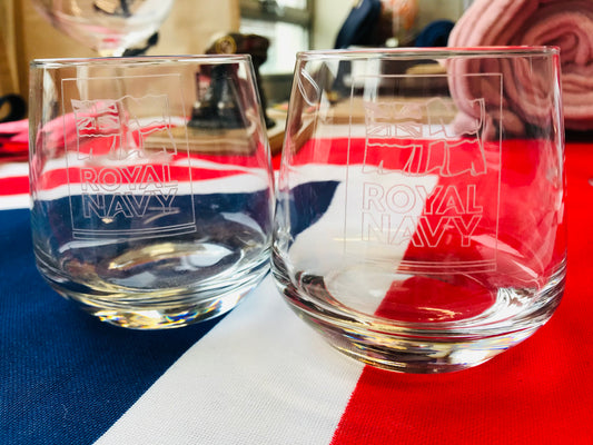 Royal Navy/Raleigh Whiskey Glass