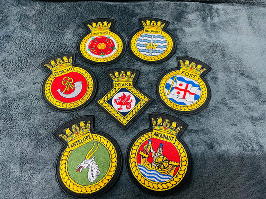 Embroidered Ships Crest Patch