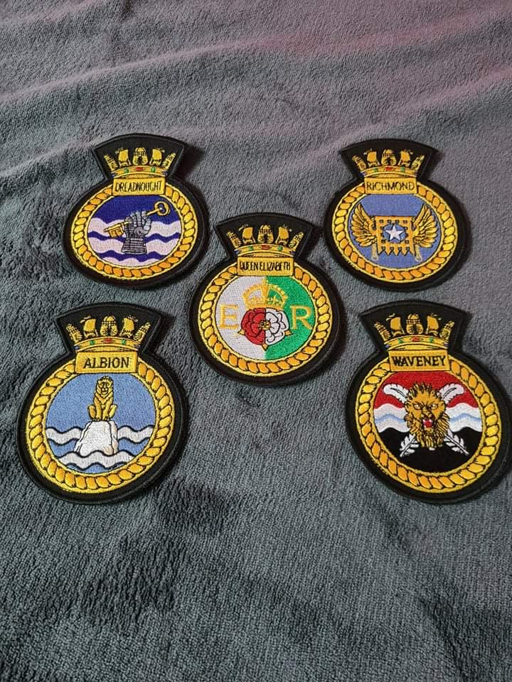 Embroidered Ships Crest Patch