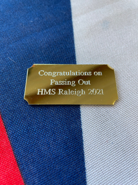 Custom Engraved Plate