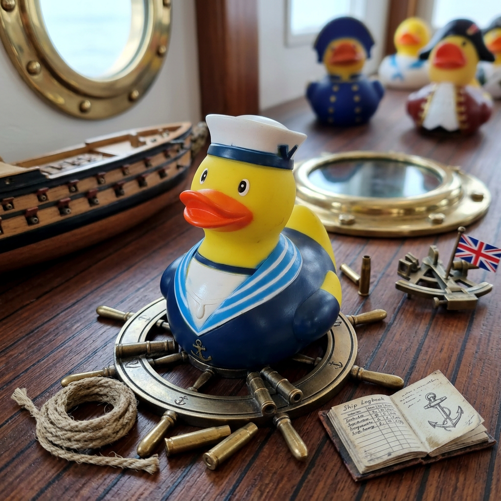 Royal Navy sailor rubber duck