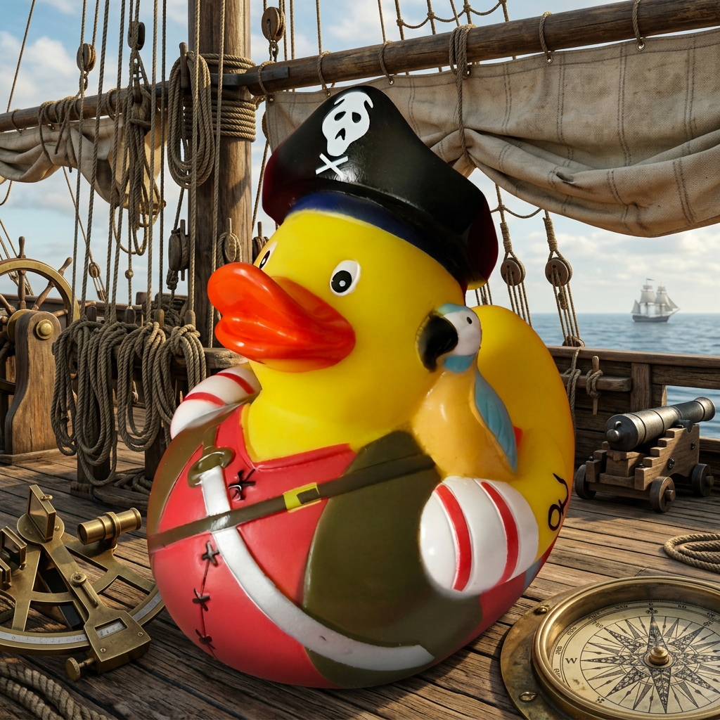Pirate rubber duck