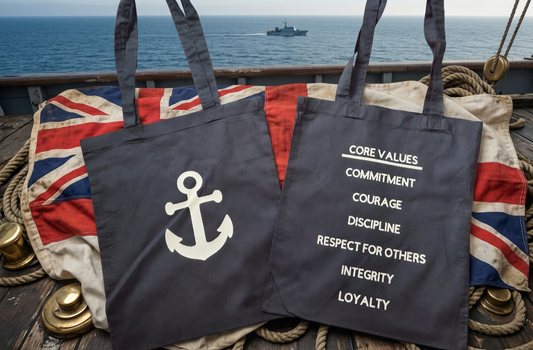 Anchor/Core Values Tote Bags – Navy Blue