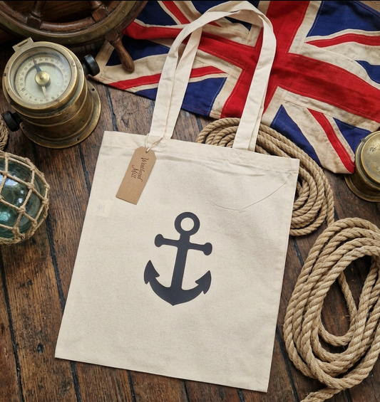 Anchor/Core Values Tote Bags – cream