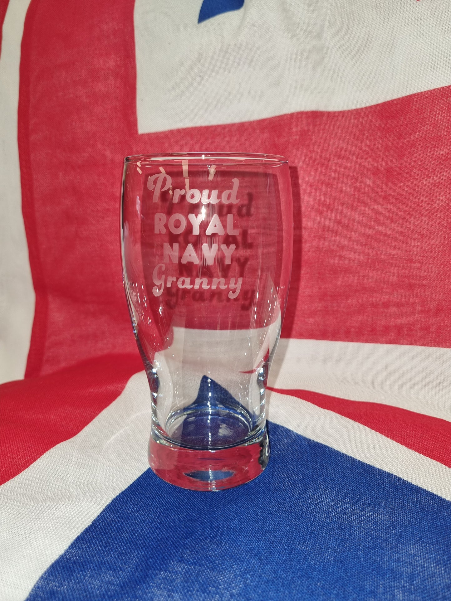Proud Royal Navy Pint Glass