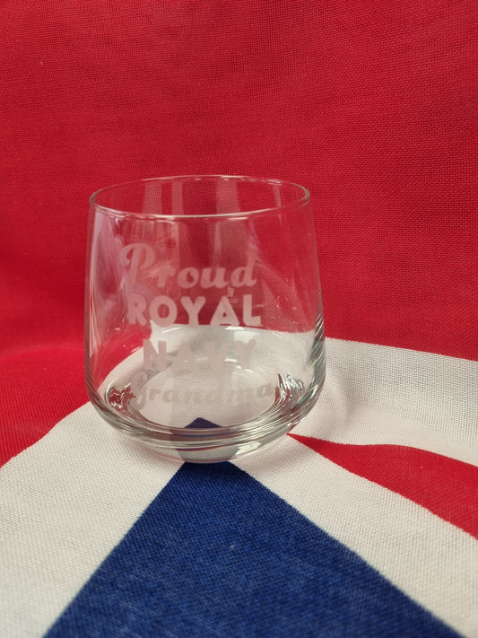 Proud Royal Navy Whiskey Glass