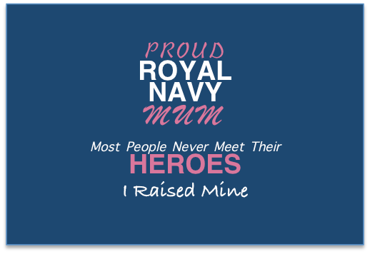 Proud Navy Blue Mum / Mam Hoodie