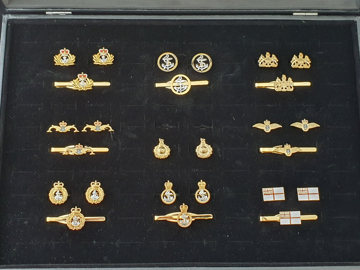 Royal Navy tie slide, another design