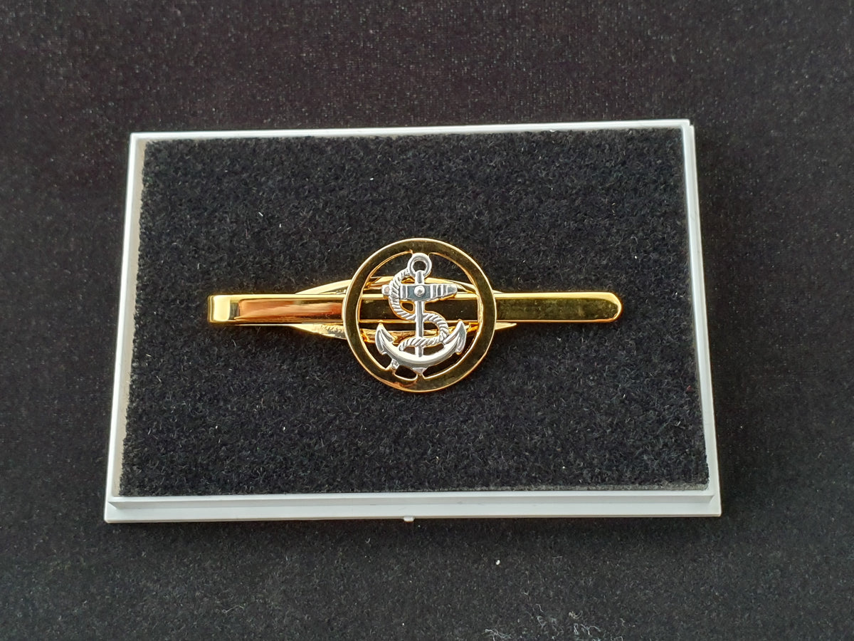 Royal Navy tie slide, another design