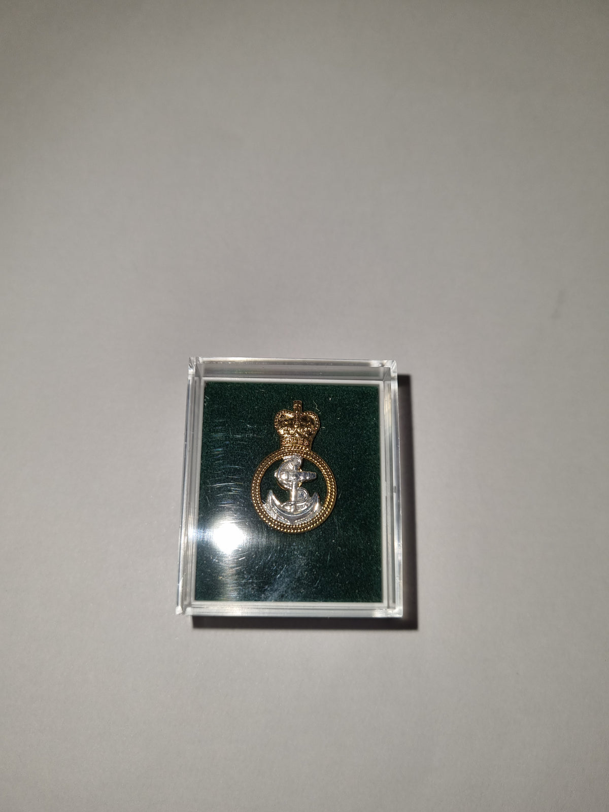Boxed Royal Navy lapel pin, another design