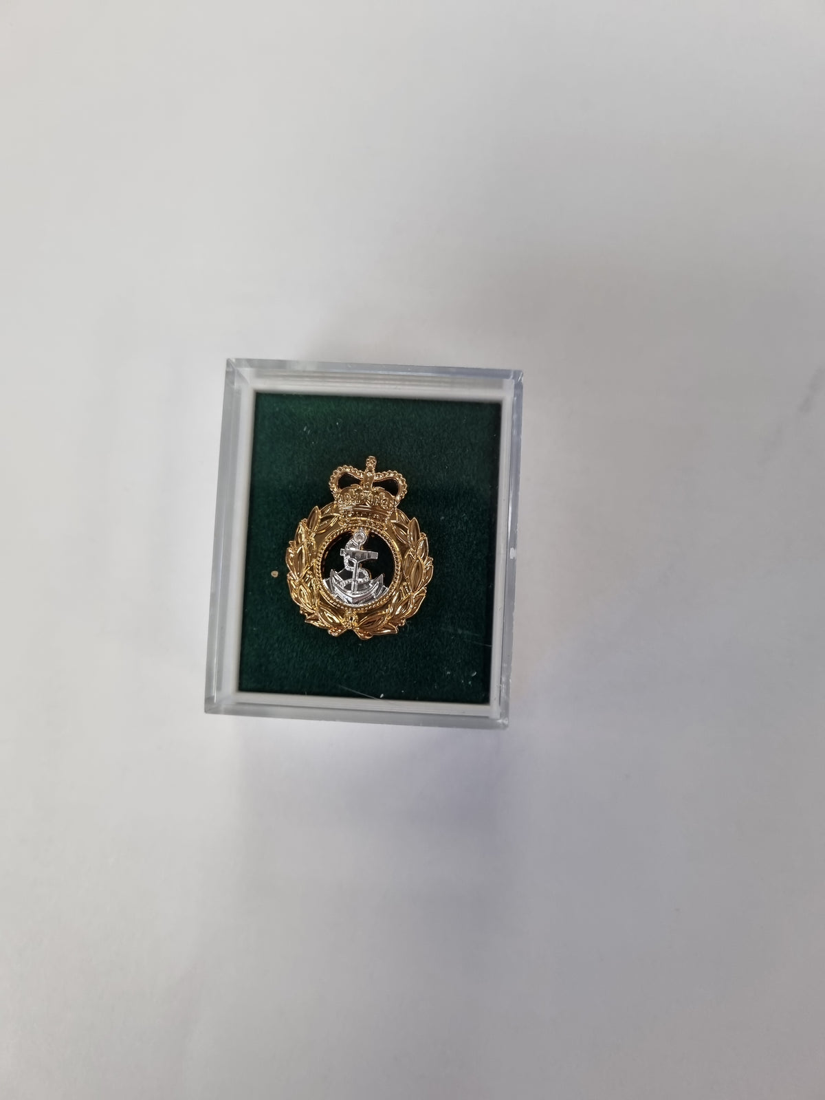 Boxed Royal Navy lapel pin, another design
