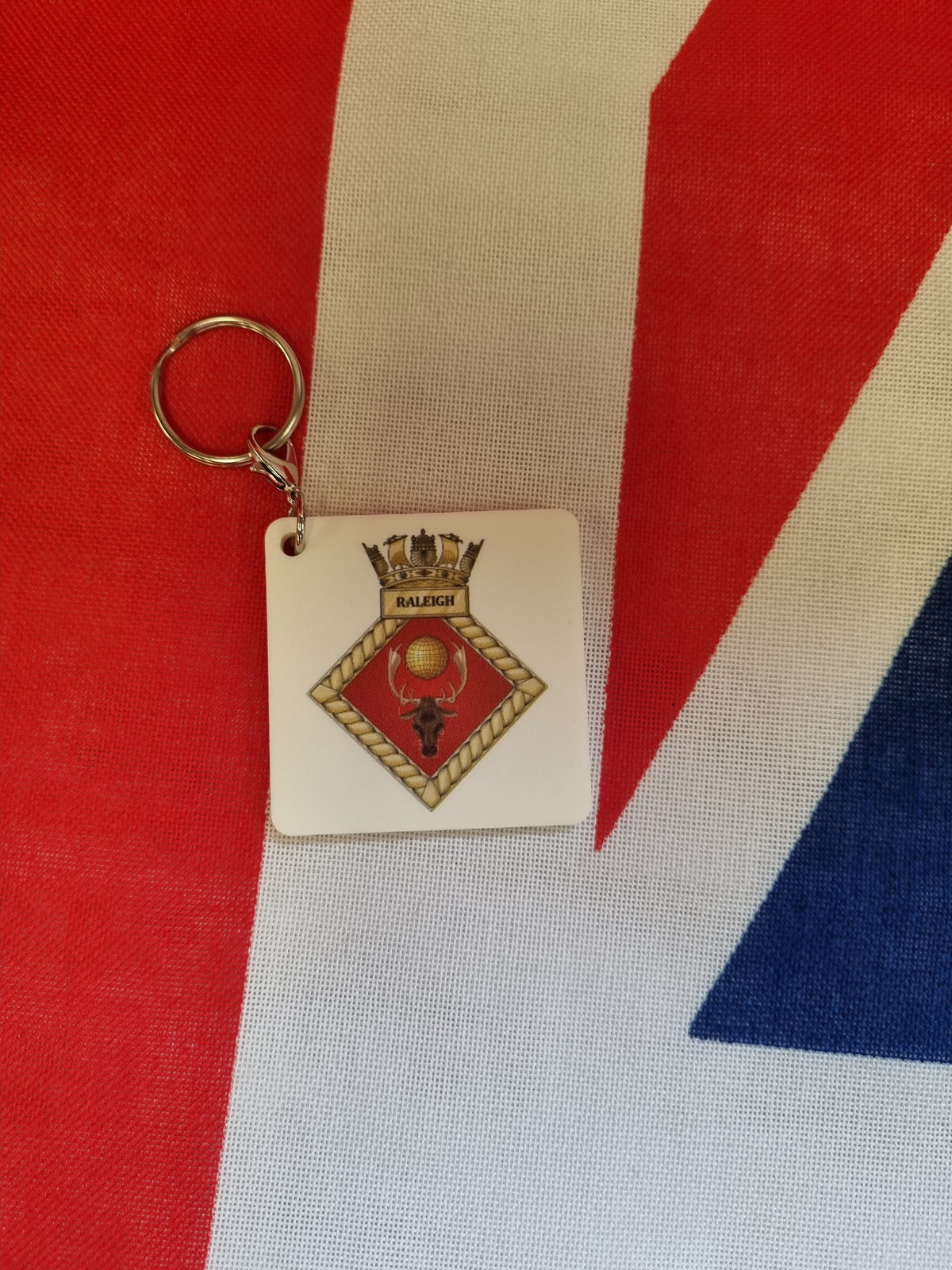 Rubber naval fridge magnet or keyring, another design