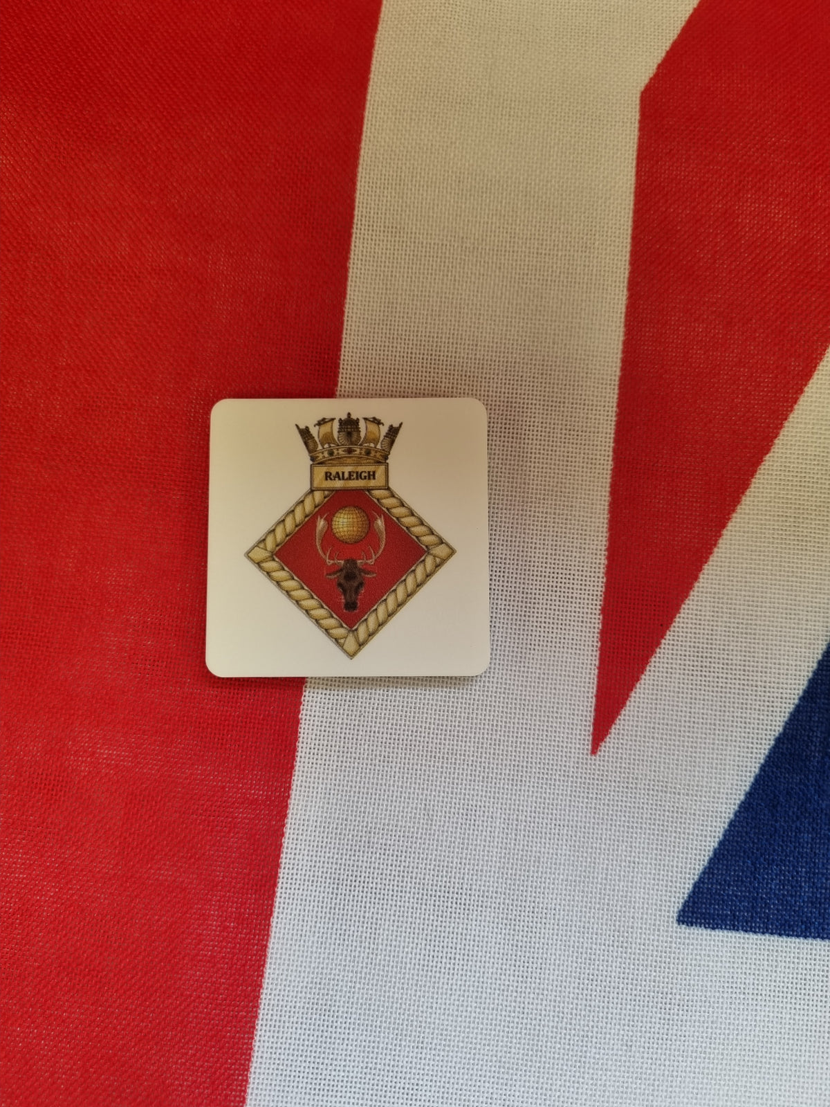 Rubber naval fridge magnet or keyring, another design