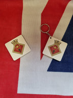 Rubber naval fridge magnet or keyring, another design