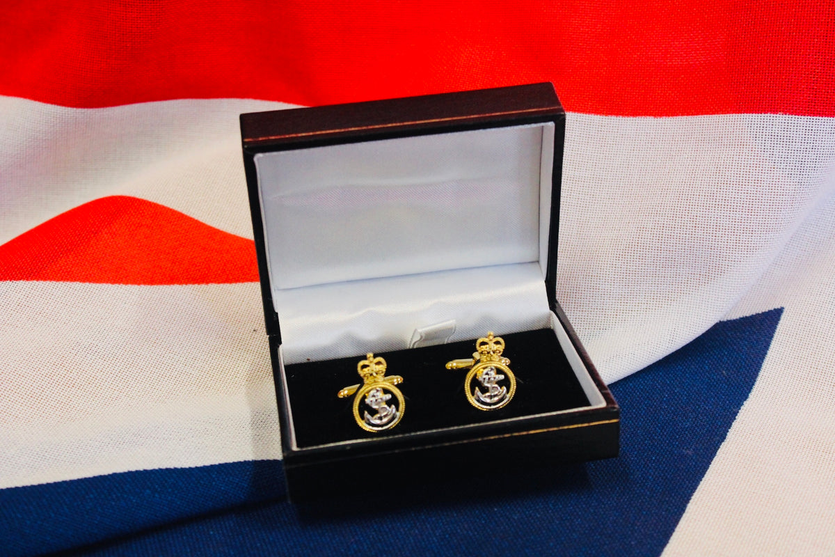 Royal Navy cufflinks – Petty Officer design