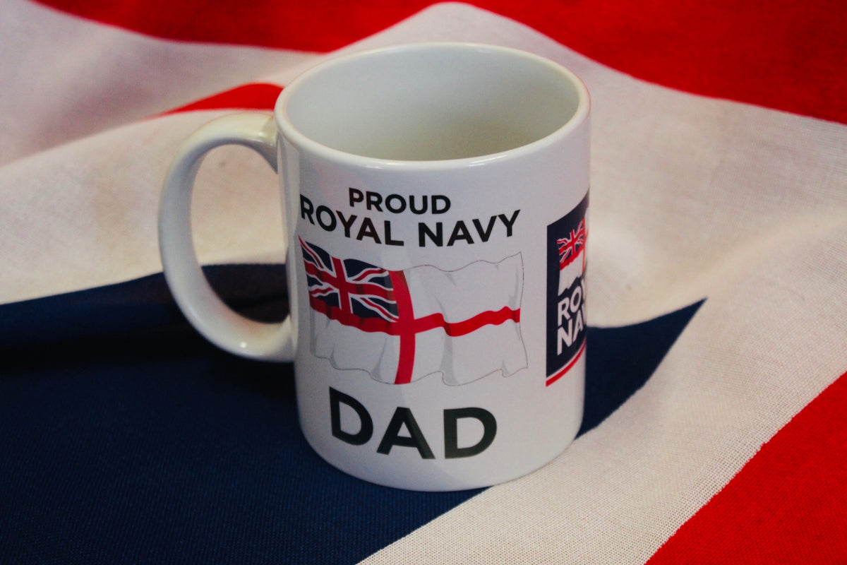 Royal Navy mug – Proud Dad design