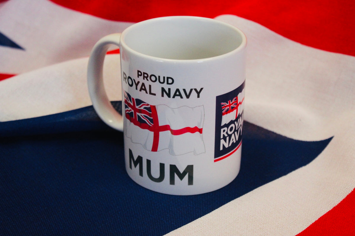 Royal Navy mug – Proud Mum design